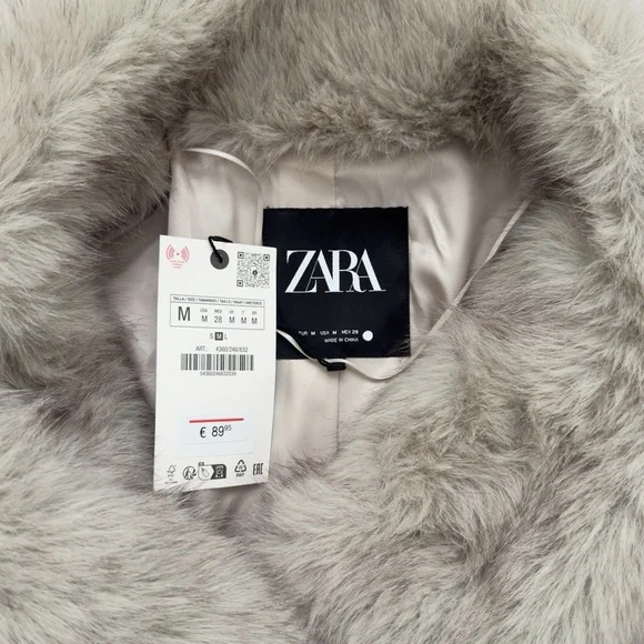 Zara Faux Fur Jacket - Picture 2 of 2